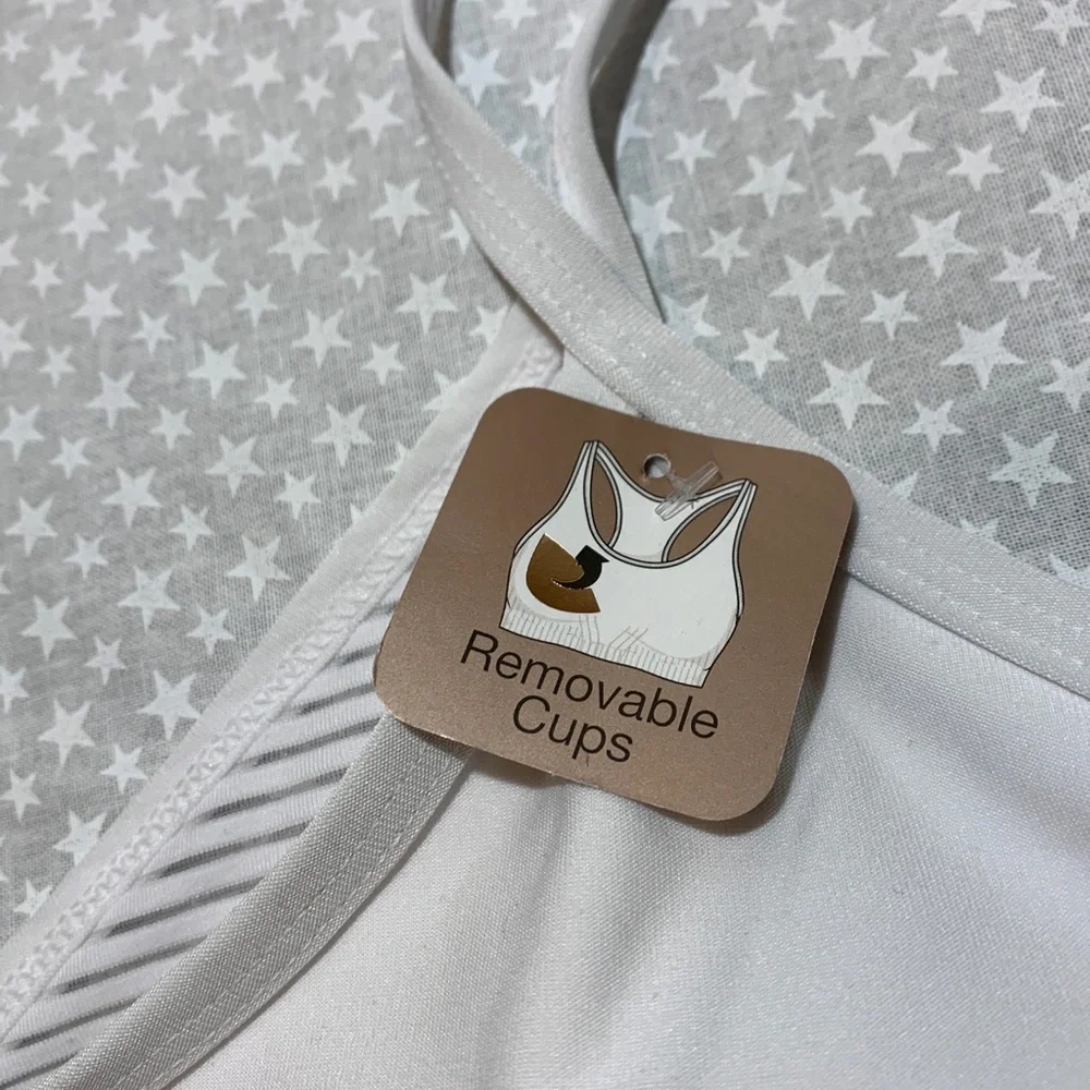 New! Activ8 white Sports bra - Picture 3 of 5